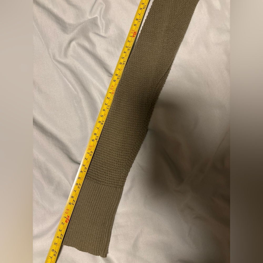 Dark Olive Button Front Cardigan - Picture 4 of 6